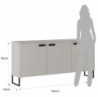 Madia Thessa Cashmere  78 X 65 H13,2 Cm