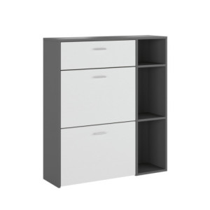 Scarpiera Niki Evo Graphite 108,5 X 43 H15,3 Cm
