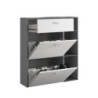 Scarpiera Niki Evo Graphite 108,5 X 43 H15,3 Cm