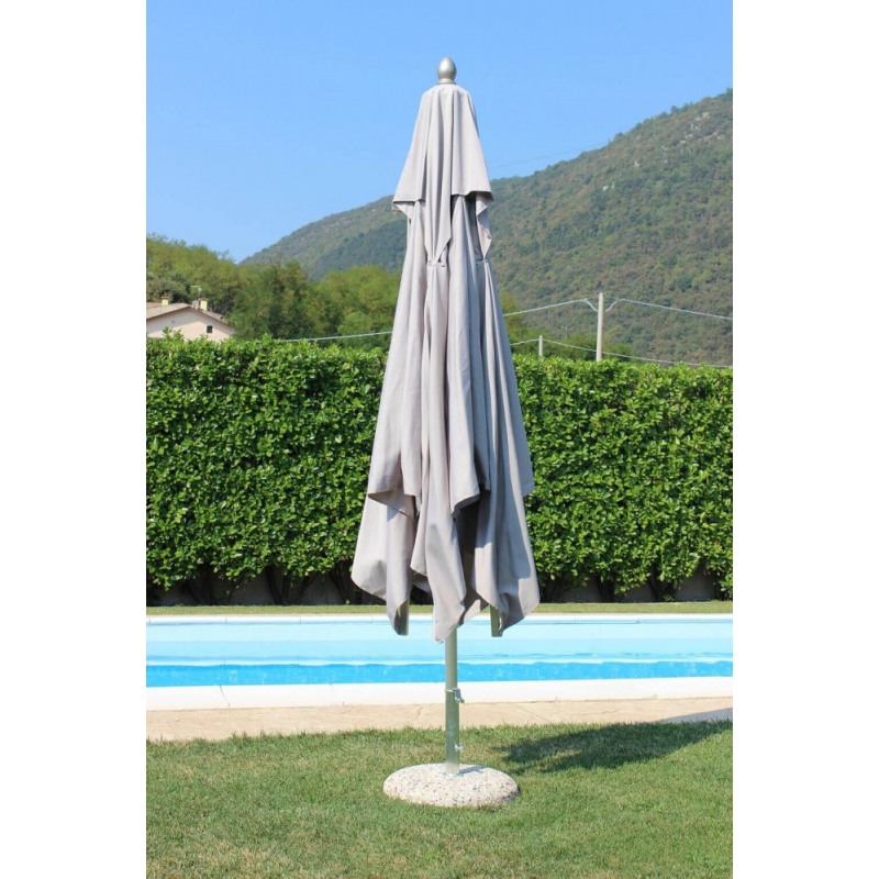 OMBRELLONE CRISTAL P/C ALLUMINIO 3 X 3