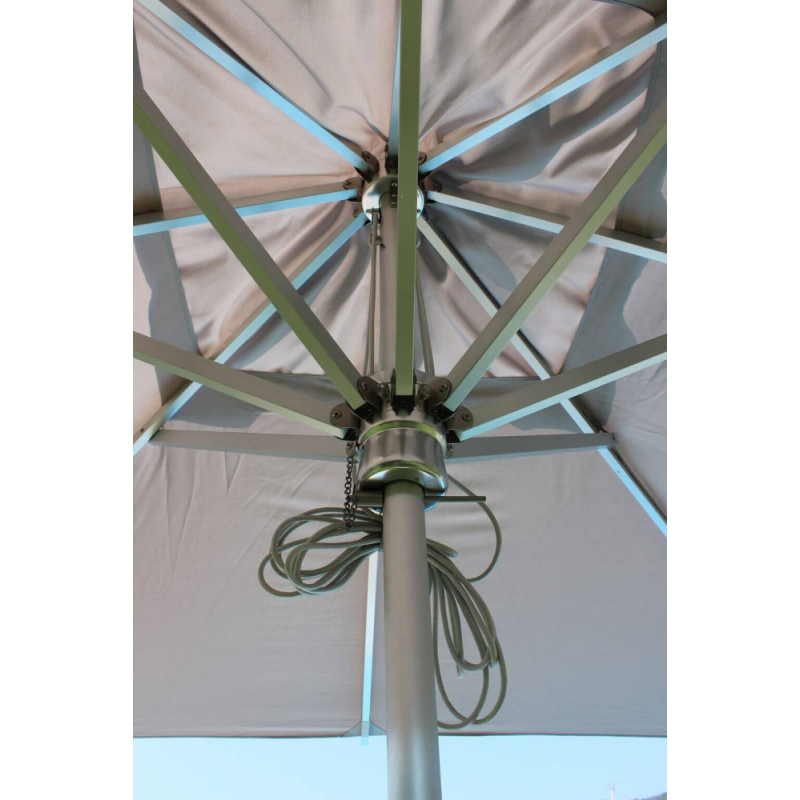 OMBRELLONE CRISTAL P/C ALLUMINIO 3 X 3