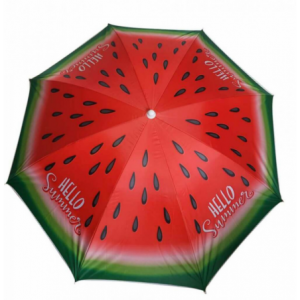 Ombrellone Spiaggia Ø2 anguria fenicottero UV palo centrale