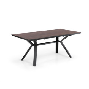 Tavolo Allungabile Logan Dark Wood  188X100X16 Cm