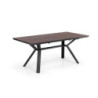 Tavolo Allungabile Logan Dark Wood  188X100X16 Cm