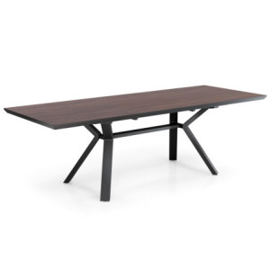 Zoom Tavolo Allungabile Logan Dark Wood  188X100X16 Cm