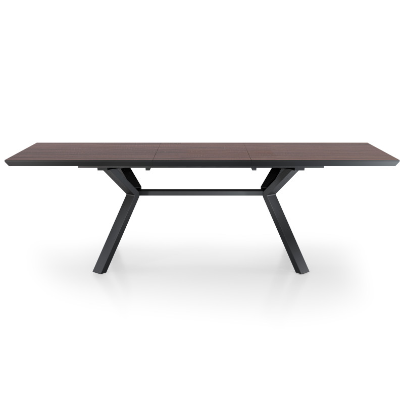 Tavolo Allungabile Logan Dark Wood  188X100X16 Cm