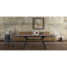 Tavolo Allungabile Logan Dark Wood  188X100X16 Cm