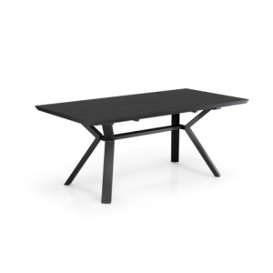 Tavolo Allungabile Logan Black 188X100X16 Cm