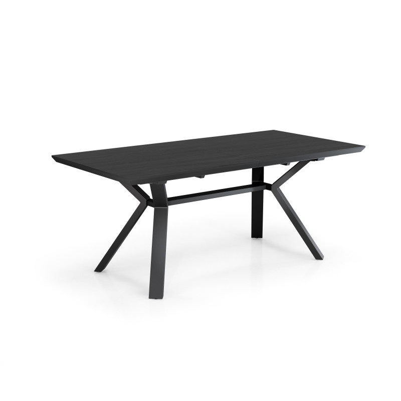 Tavolo Allungabile Logan Black 188X100X16 Cm
