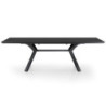 Tavolo Allungabile Logan Black 188X100X16 Cm