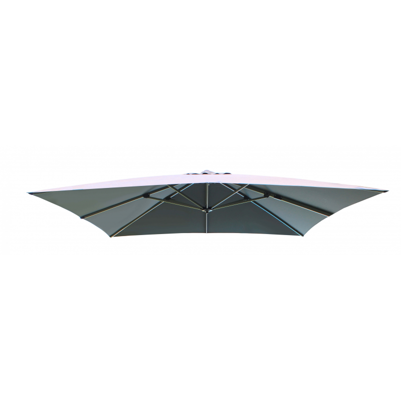Telo Darwin grigio 3x4 m ricambio ombrellone giardino resistente