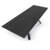 Tavolo Allungabile Logan Black 188X100X16 Cm