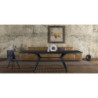 Tavolo Allungabile Logan Black 188X100X16 Cm