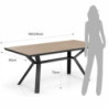 Tavolo Allungabile Logan Wood  188X100X16 Cm