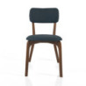 Sedia Agata Dark Wood  52X39 H87 Cm