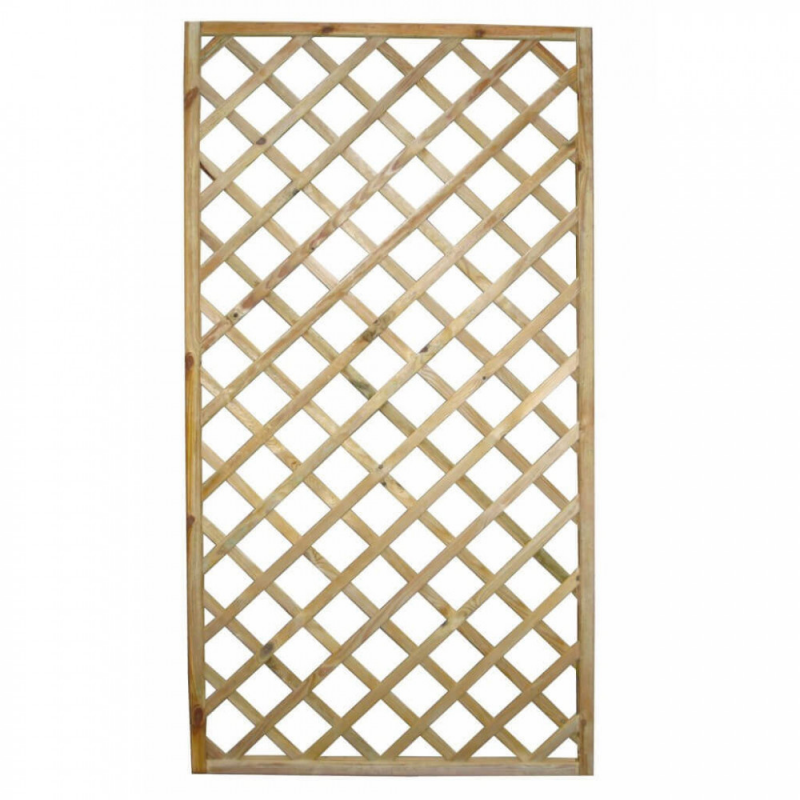 Griglia Sandra 90x180 cm legno per giardino robusta e decorativa