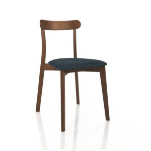 Sedia Ambra Dark Wood 83X64 H11 Cm