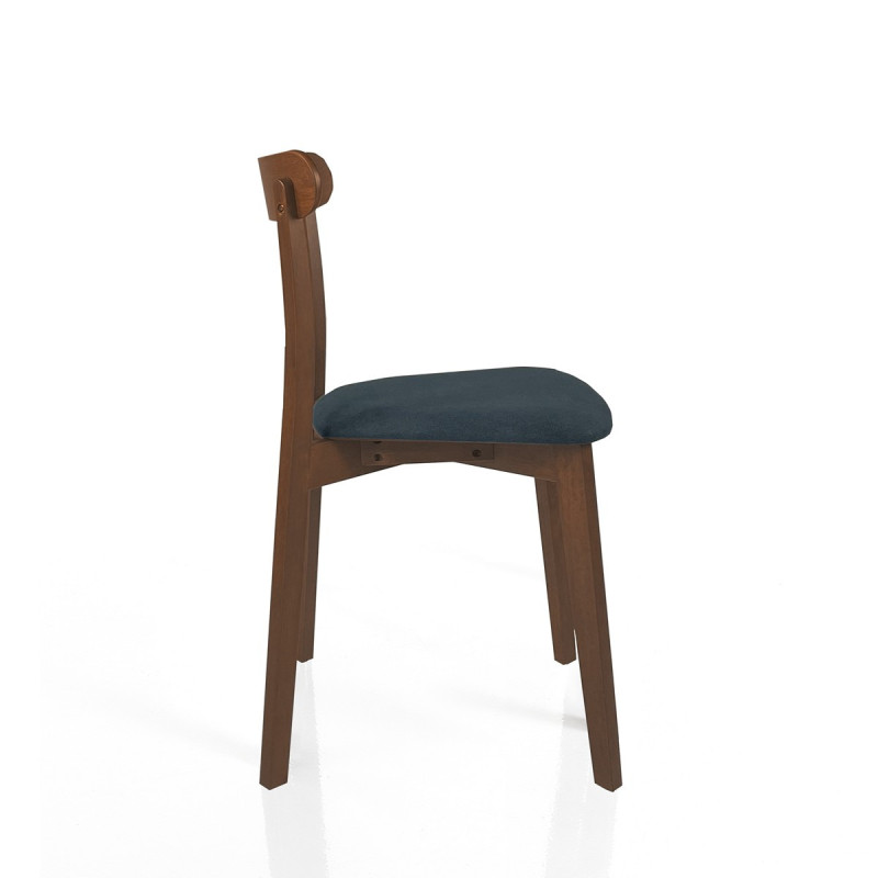 Sedia Ambra Dark Wood 83X64 H11 Cm