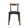 Sedia Ambra Dark Wood 83X64 H11 Cm