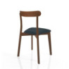 Sedia Ambra Dark Wood 83X64 H11 Cm