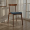 Sedia Ambra Dark Wood 83X64 H11 Cm