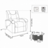 POLTRONA RELAX ELETTRICA RECLINABILE
