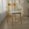 Sedia Ambra Wood 83X64 H11 Cm