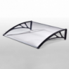 Pensilina Rain 120 cm trasparente | levante shop