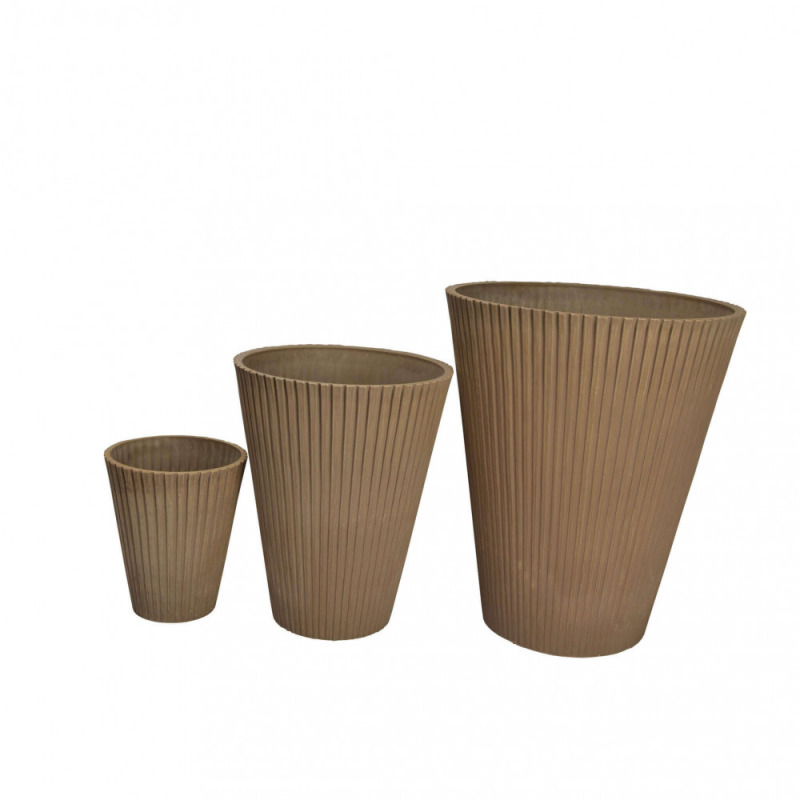 Vaso Piccolo Iris in Plastica per Interno ed Esterno