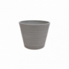 Vaso Medio Camelia in Resina Bianco per Interni ed Esterni