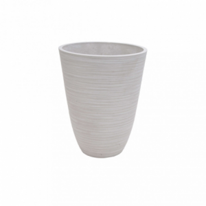 Vaso Piccolo Anemone in Resina Antracite per Interni ed Esterni