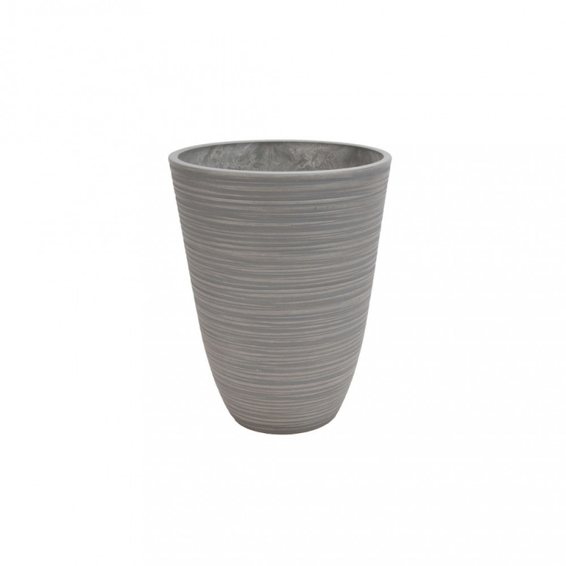 Vaso Medio Anemone in Resina Bianco per Interni ed Esterni