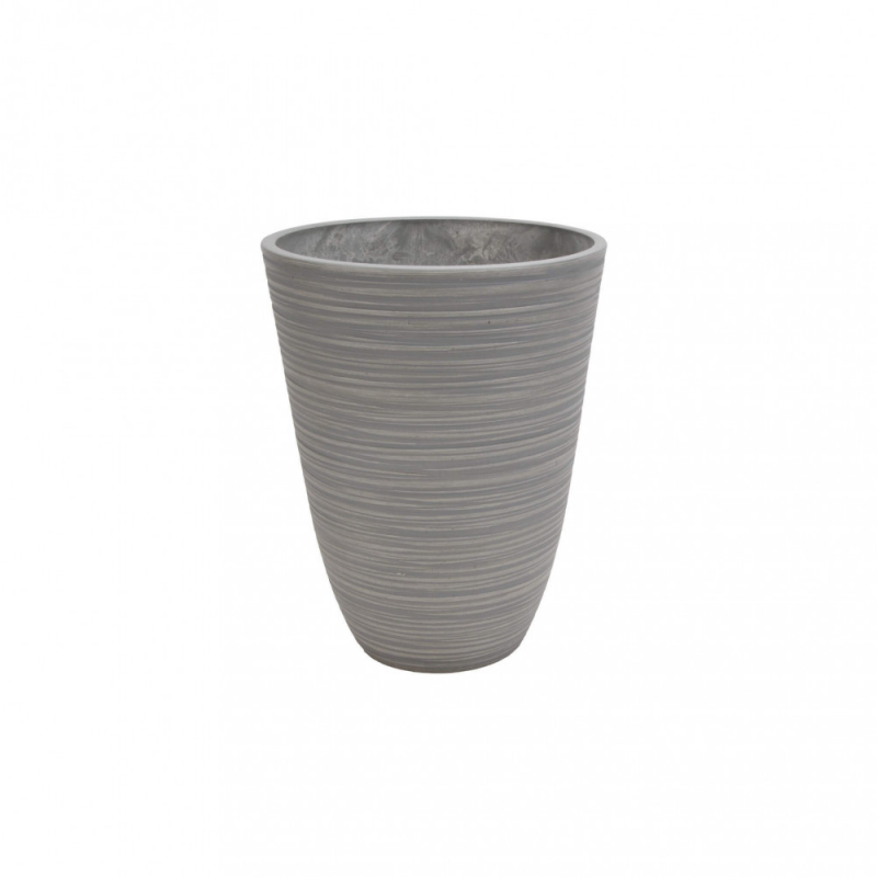Vaso Medio Anemone in Resina Bianco per Interni ed Esterni