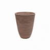 Vaso Medio Anemone in Resina Tortora per Interni ed Esterni