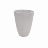 Vaso Grande Anemone in Resina Antracite per Interni ed Esterni