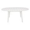 Tavolo Tropea ø120/170 Alluminio Bianco Moia