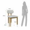 Sedia Tripod Wood 96X54 H20 Cm