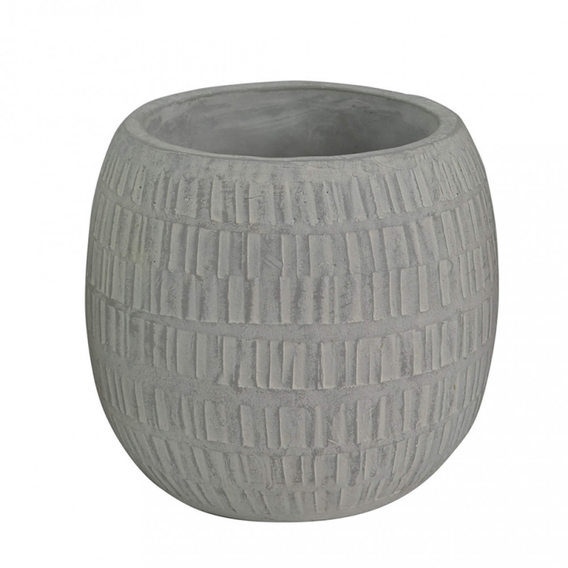 Vaso Grande Betulla in Resina Bianco per Interni ed Esterni
