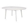 Tavolo Tropea ø120/170 Alluminio Bianco Moia
