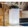 Vaso luminoso Octans 80 cm per esterno design moderno LED