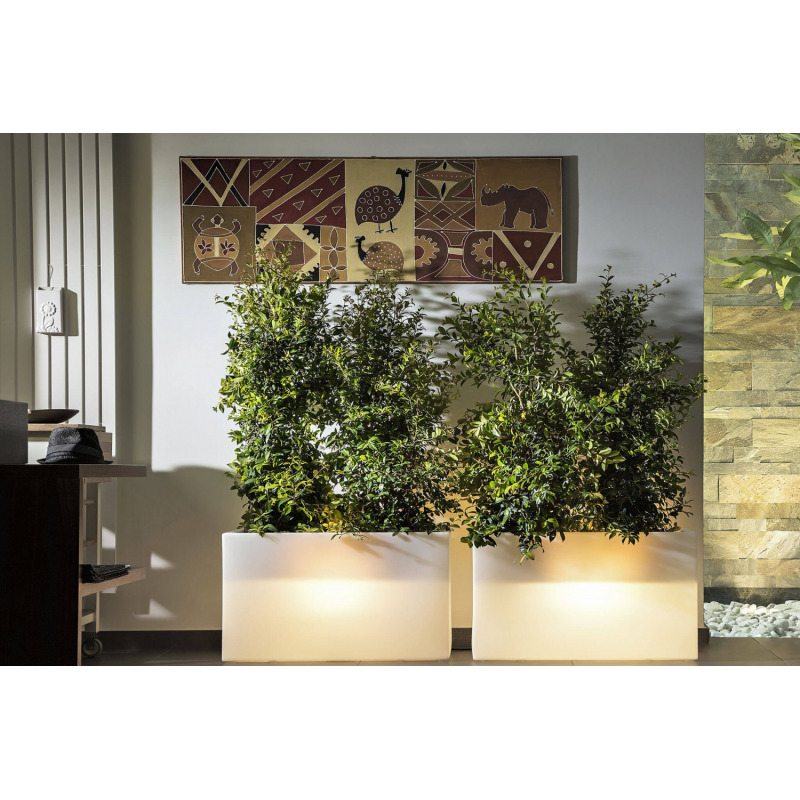 Fioriera Sculptor 50 H LED Multicolor Solare per Esterno