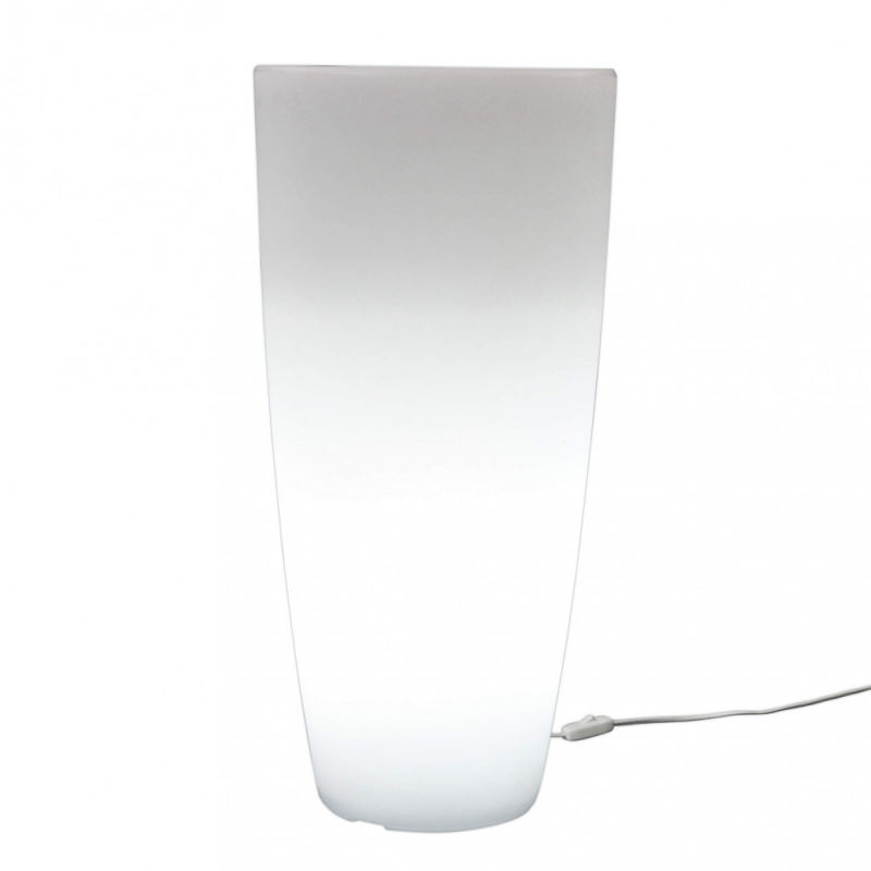 Vaso luminoso Hydra 90 cm per esterno LED design moderno