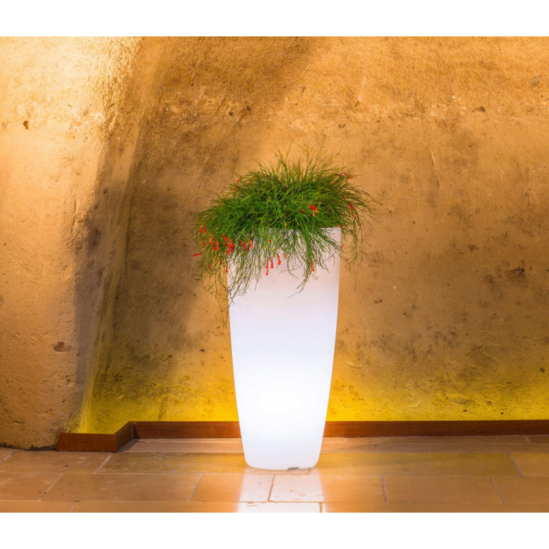 Vaso luminoso Hydra 90 cm per esterno LED design moderno