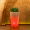VASO LUMINOSO HYDRUS 70 h CON LED MULTICOLOR E BATTERIA SOLARE
