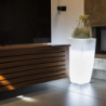 Vaso luminoso Hydrus 90h LED multicolor e batteria solare esterno