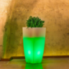 Vaso luminoso Hydrus 90h LED multicolor e batteria solare esterno