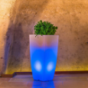 Vaso luminoso Hydrus 90h LED multicolor e batteria solare esterno
