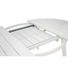 Tavolo Tropea ø120/170 Alluminio Bianco Moia
