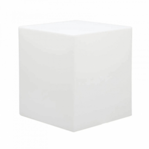 Cubo luminoso Indus 40x40x40 per esterno design moderno e resistente