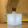 Cubo luminoso Indus 40x40x40 per esterno design moderno e resistente